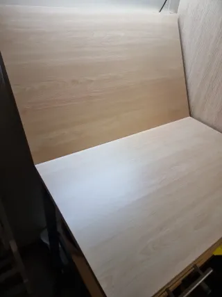 Mesa de cocina madera y metal