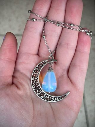 Collana Luna con Pietra Opale Vera