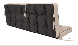 Cojín para banco o columpio beige