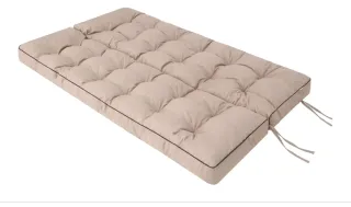 Cojín para banco o columpio beige