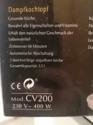 Vaporera Jata Eléctrica