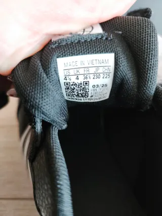 Zapatillas Adidas Infantil Velcro Negras