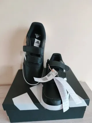 Zapatillas Adidas Infantil Velcro Negras