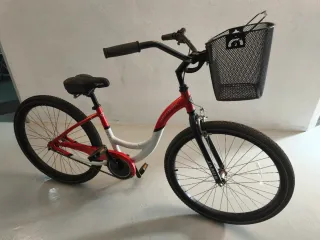 Bici Paseo Earth Cruiser EC1 Roja/Blanca
