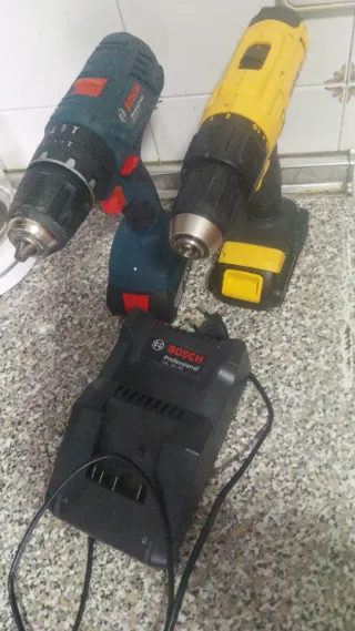 Set Taladro y Amoladora Bosch