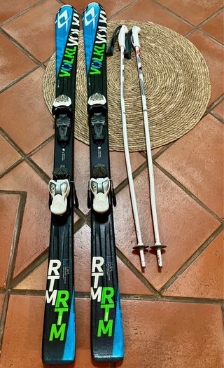 Esquís Volkl RTM 140 + Bastones