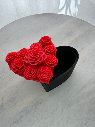 Joyero Corazón Rosas 3D