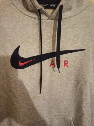 Sudadera Nike Air Gris Talla S
