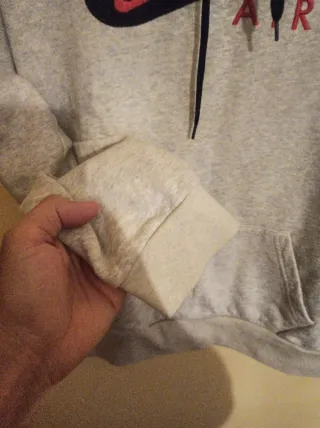 Sudadera Nike Air Gris Talla S