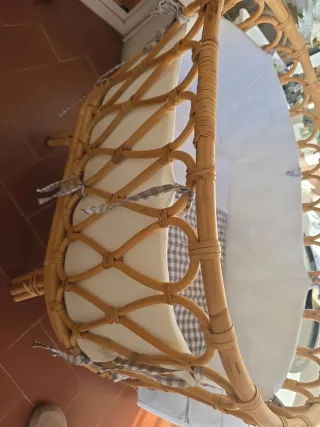 Cuna moisés de mimbre