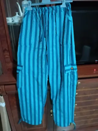 Pantalón estilo hippie rayas
