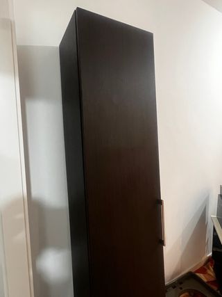 Armario baño marron