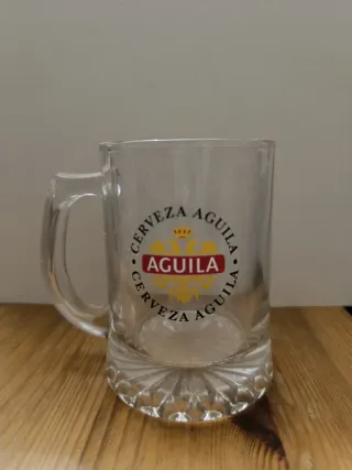 Lote 12 Jarras Cerveza Águila Cristal