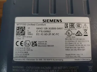 Siemens SIMATIC HMI MTP700