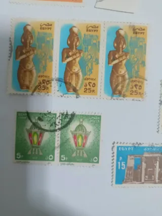 Lote Sellos Egipto años 80
