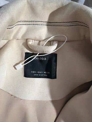 Chaqueta Bomber Beige