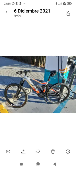 Bicicleta Eléctrica MTB Talla L