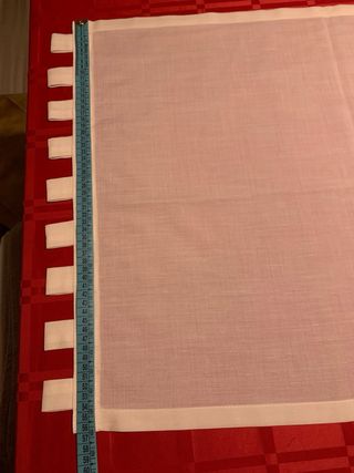 2 Tende a Vetro Ricamate 160x57