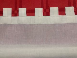 2 Tende a Vetro Ricamate 160x57