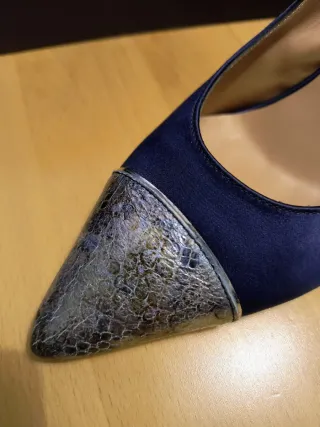 Zapatos de vestir Platino