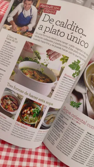 Lote de 4 Revistas Saber Vivir y Saber Cocinar