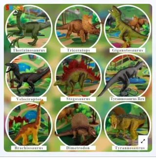 Juego de dinosaurios Dinosaur World +3años