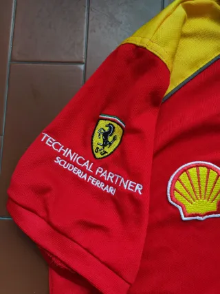 Polo Donna Shell V-Power Helix Scuderia Ferrari L