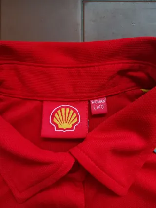 Polo Donna Shell V-Power Helix Scuderia Ferrari L