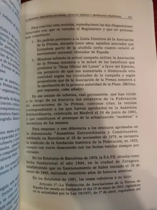 La profesión periodística en España por Luis Ferna