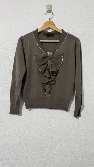 Jersey Bella verde oliva talla S/M