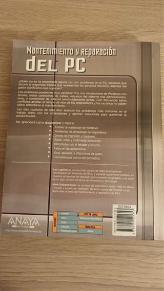 Libro mantenimiento y reparacion del pc