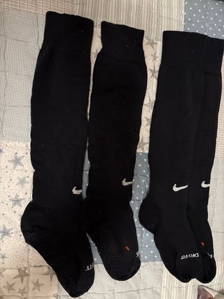 Medias Nike Fútbol Niño Negras