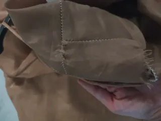 Vestido largo gala dorado