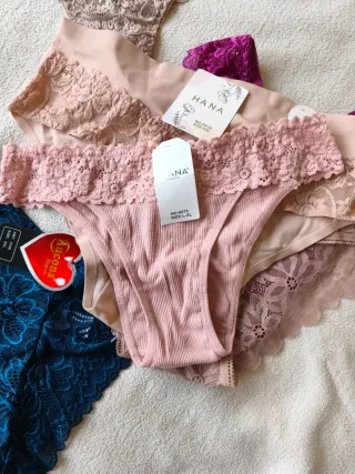 Lote 6 Braguitas Encaje XL