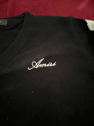 Cardigan Amiri Nero Taglia L