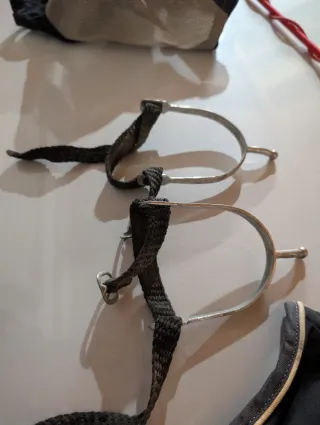 Espuelas de equitación punta redonda