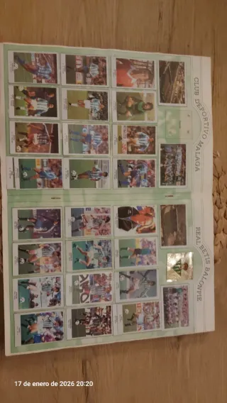 Álbum cromos fútbol 1ª División 83/84