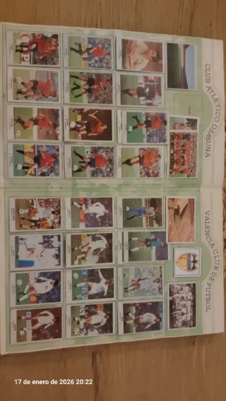 Álbum cromos fútbol 1ª División 83/84