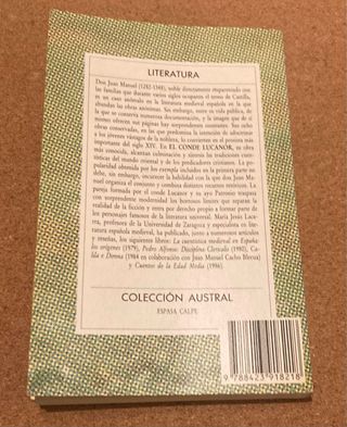 El Conde Lucanor (Spanish Edition)