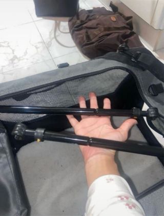 Transportín Gato Grande AmazonBasics bastante gran