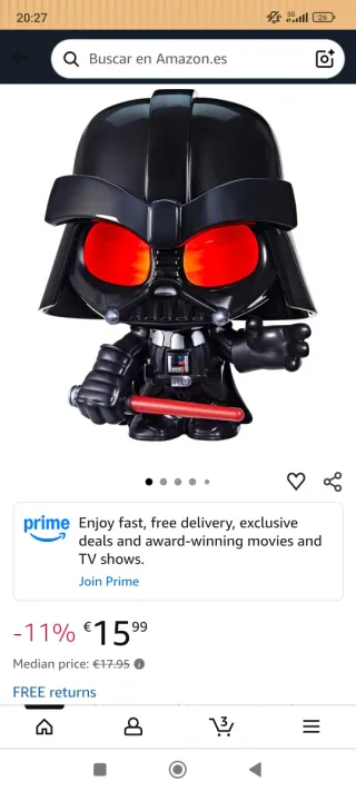 Muñeco Darth Vader Interactivo