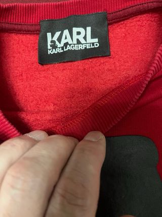 Sudadera Karl Lagerfeld Roja