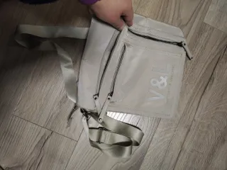 Bolso Vittorio & Luchino Beige/Plata