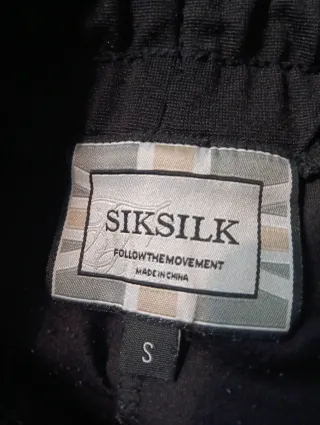 Pantalón de chándal SikSilk caballero negro