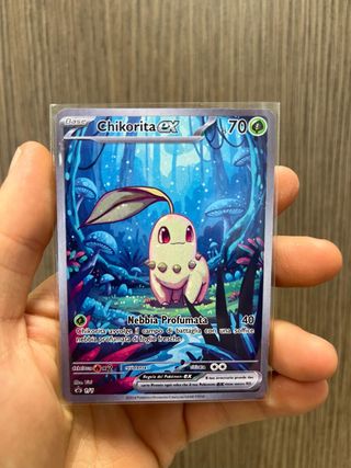 Carta Pokémon Chikorita EX - Fan Art
