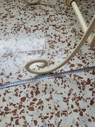 Espejo de pie forja romántico vintage