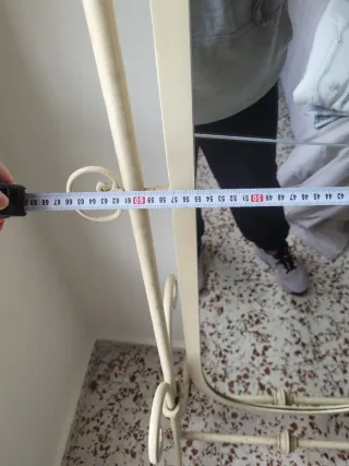 Espejo de pie forja romántico vintage