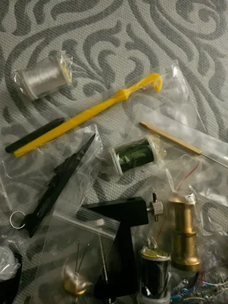 Kit para hacer moscas de pesca