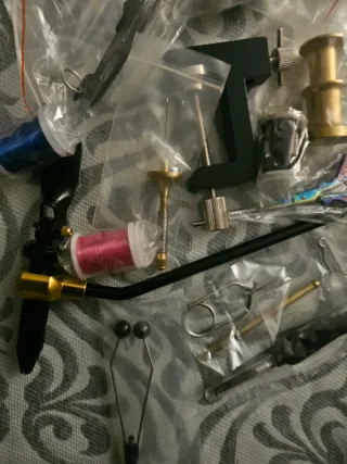 Kit para hacer moscas de pesca