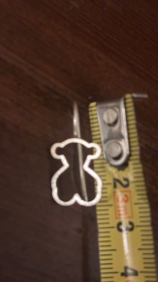 Pendientes Oso Tous Plata